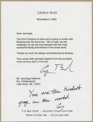 Lot #20 George Bush Typed Letter Signed