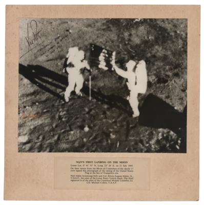 Lot #377 Apollo 11 Crew-Signed Photograph - Image 1