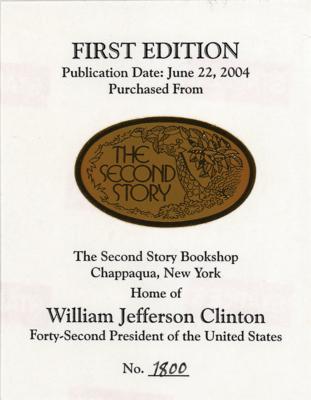 Lot #29 Bill Clinton Signed Book - Image 3