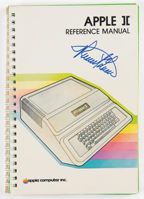 Lot #131 Apple: Ronald Wayne Signed Apple II Manual