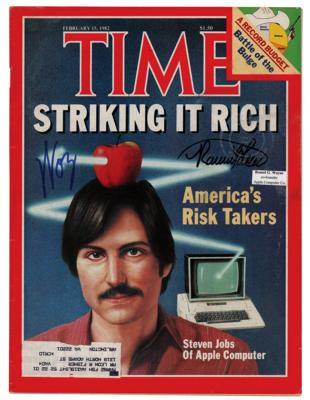 Lot #136 Apple: Wozniak and Wayne Signed Magazine - Image 1