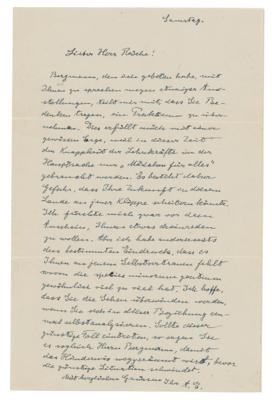 Lot #86 Albert Einstein Autograph Letter Signed