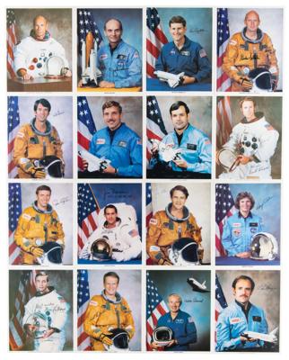 Lot #402 Space Shuttle Astronauts (16) Signed Photographs - Image 1