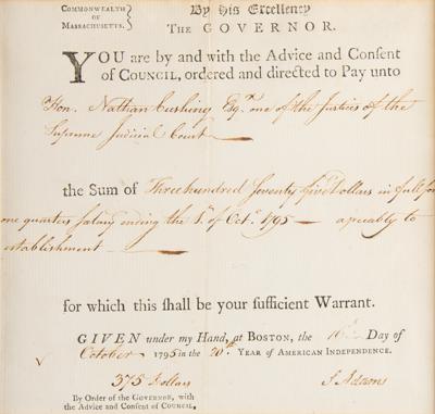 Lot #65 Samuel Adams Document Signed - Image 2