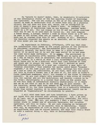 Lot #485 Philip K. Dick Typed Letter Signed - Image 3