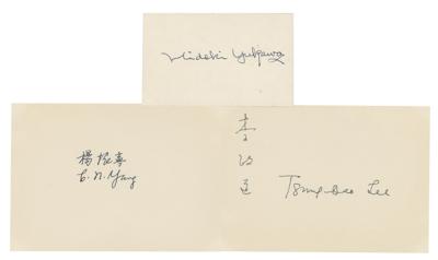Lot #258 Nobel Prize in Physics (3) Signatures