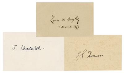 Lot #259 Nobel Prize in Physics (3) Signatures