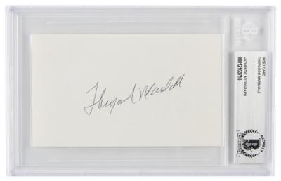 Lot #244 Thurgood Marshall Signature