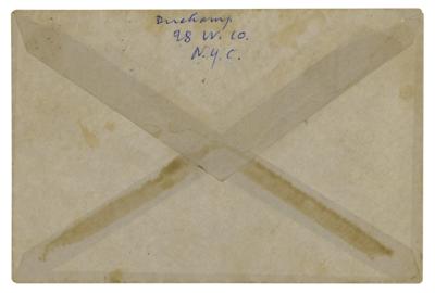 Lot #412 Marcel Duchamp Autograph Letter Signed - Image 3
