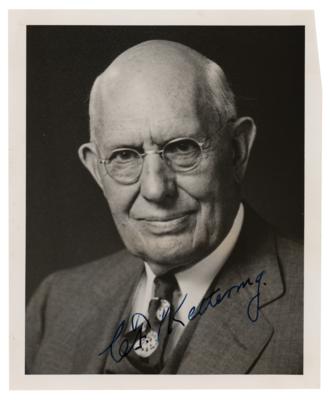 Lot #226 Charles F. Kettering Signed Photograph - Image 1