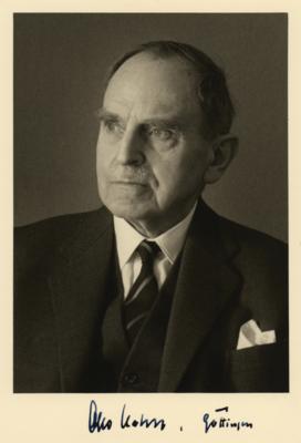Lot #194 Otto Hahn Signed Photograph