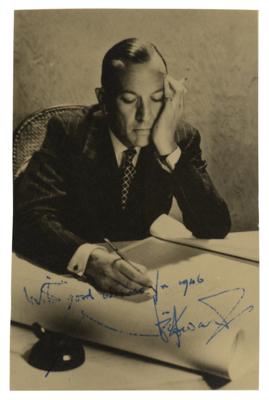 Lot #518 Noel Coward Signed Photograph - Image 1