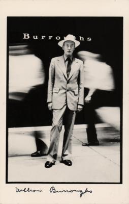 Lot #514 William S. Burroughs Signed Photograph