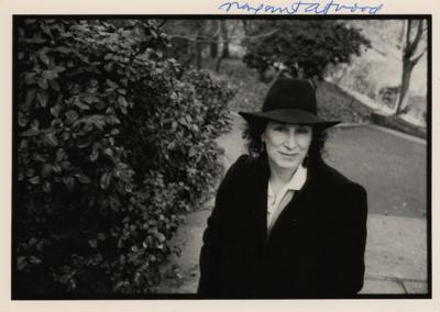 Lot #500 Margaret Atwood Signed Photograph - Image 1