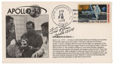 Lot #390 Fred Haise Signed Commemorative Cover - Image 1