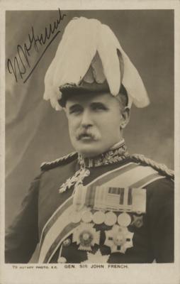 Lot #343 John French, 1st Earl of Ypres Signed Photograph - Image 1