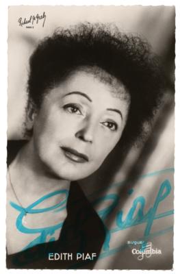 Lot #605 Edith Piaf Signed Photograph