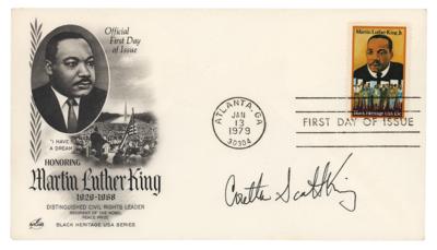 Lot #227 Coretta Scott King Signed First Day Cover