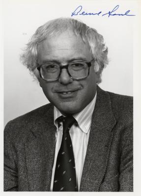 Lot #281 Bernie Sanders Signed Photograph