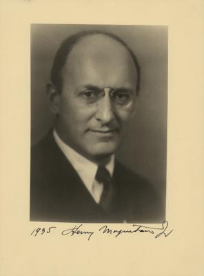 Lot #251 Henry Morgenthau, Jr. Signed Photograph - Image 1