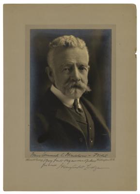 Lot #238 Henry Cabot Lodge Signed Photograph