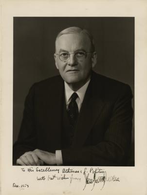 Lot #171 John Foster Dulles Signed Photograph