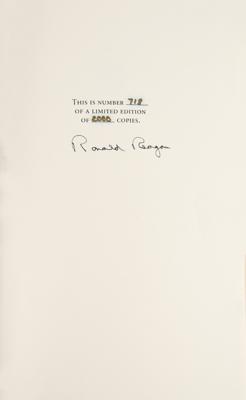 Lot #16 Ronald Reagan Signed Book - Image 2