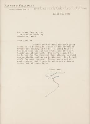 Lot #517 Raymond Chandler Typed Letter Signed - Image 2