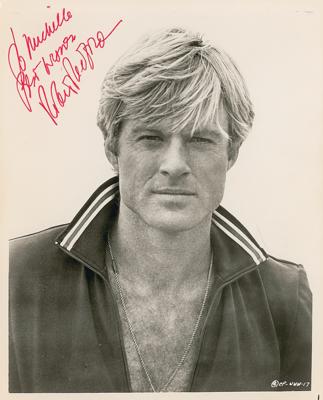 Lot #768 Robert Redford Signed Photograph - Image 1
