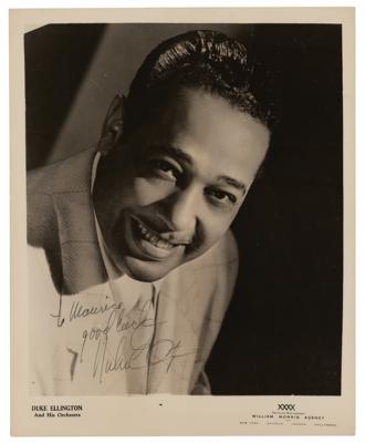 Lot #619 Duke Ellington Signed Photograph