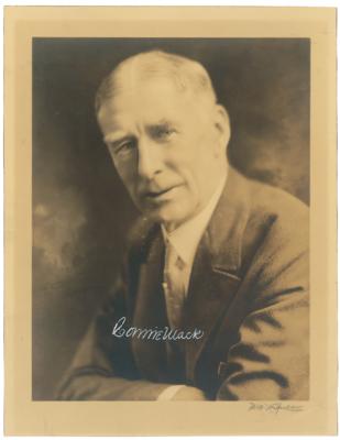 Lot #831 Connie Mack Signed Photograph