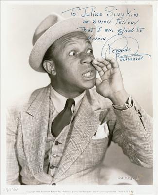 Lot #691 Eddie 'Rochester' Anderson Signed