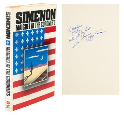 Lot #563 Georges Simenon (4) Signed Items - Image 2