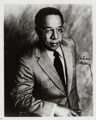 Lot #532 Alex Haley Signed Photograph - Image 1