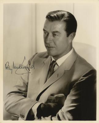 Lot #748 Ray Milland Signed Photograph - Image 1