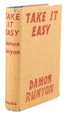 Lot #560 Damon Runyon Signed Book - Image 3