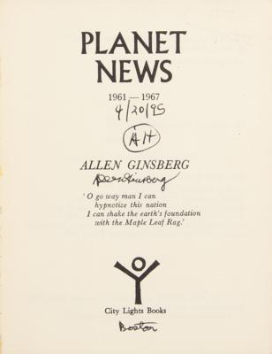 Lot #526 Allen Ginsberg (3) Signed Items - Image 3