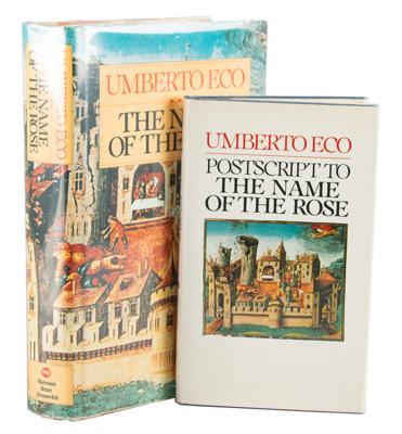 Lot #520 Umberto Eco (2) Signed Books