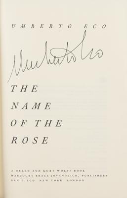 Lot #520 Umberto Eco (2) Signed Books - Image 2