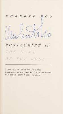 Lot #520 Umberto Eco (2) Signed Books - Image 3