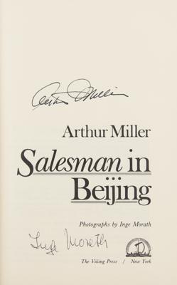 Lot #551 Arthur Miller and Inge Morath (2) Signed Books and Signed Photograph - Image 2