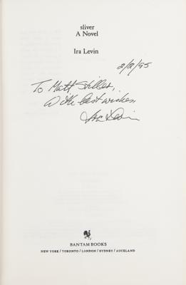 Lot #544 Ira Levin (2) Signed Books - Image 3