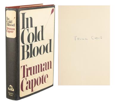 Lot #483 Truman Capote Signed Book