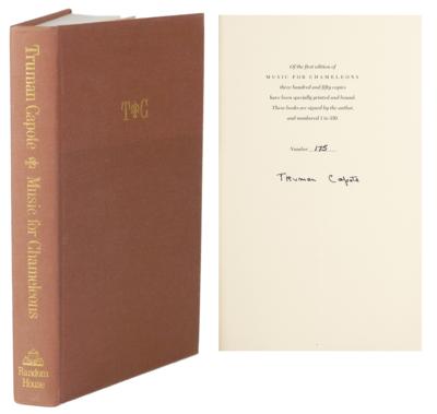 Lot #515 Truman Capote Signed Book
