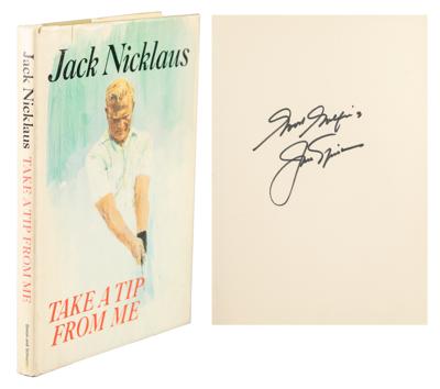 Lot #836 Jack Nicklaus Signed Book