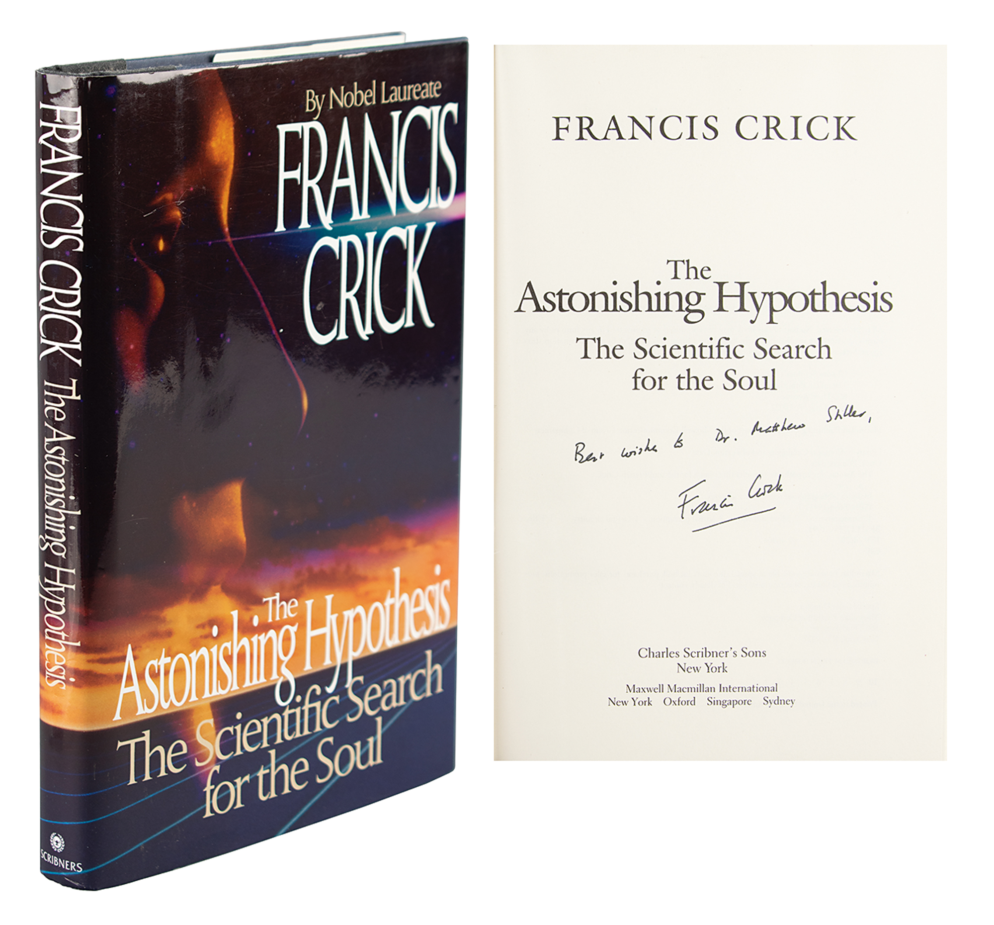 Lot #167 DNA: Francis Crick Signed Book