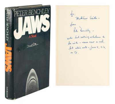Lot #506 Peter Benchley Signed Book