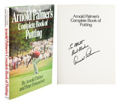 Lot #841 Arnold Palmer Signed Book - Image 1