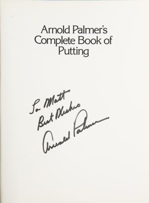Lot #841 Arnold Palmer Signed Book - Image 2