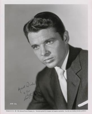 Lot #757 Audie Murphy Signed Photograph